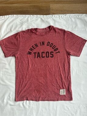 Etro Men's Heathered Red Short Sleeve Graphic Tee
